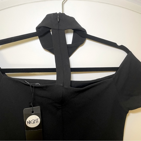 Boohoo Black Dress with Choker Neckline - Picture 3 of 6